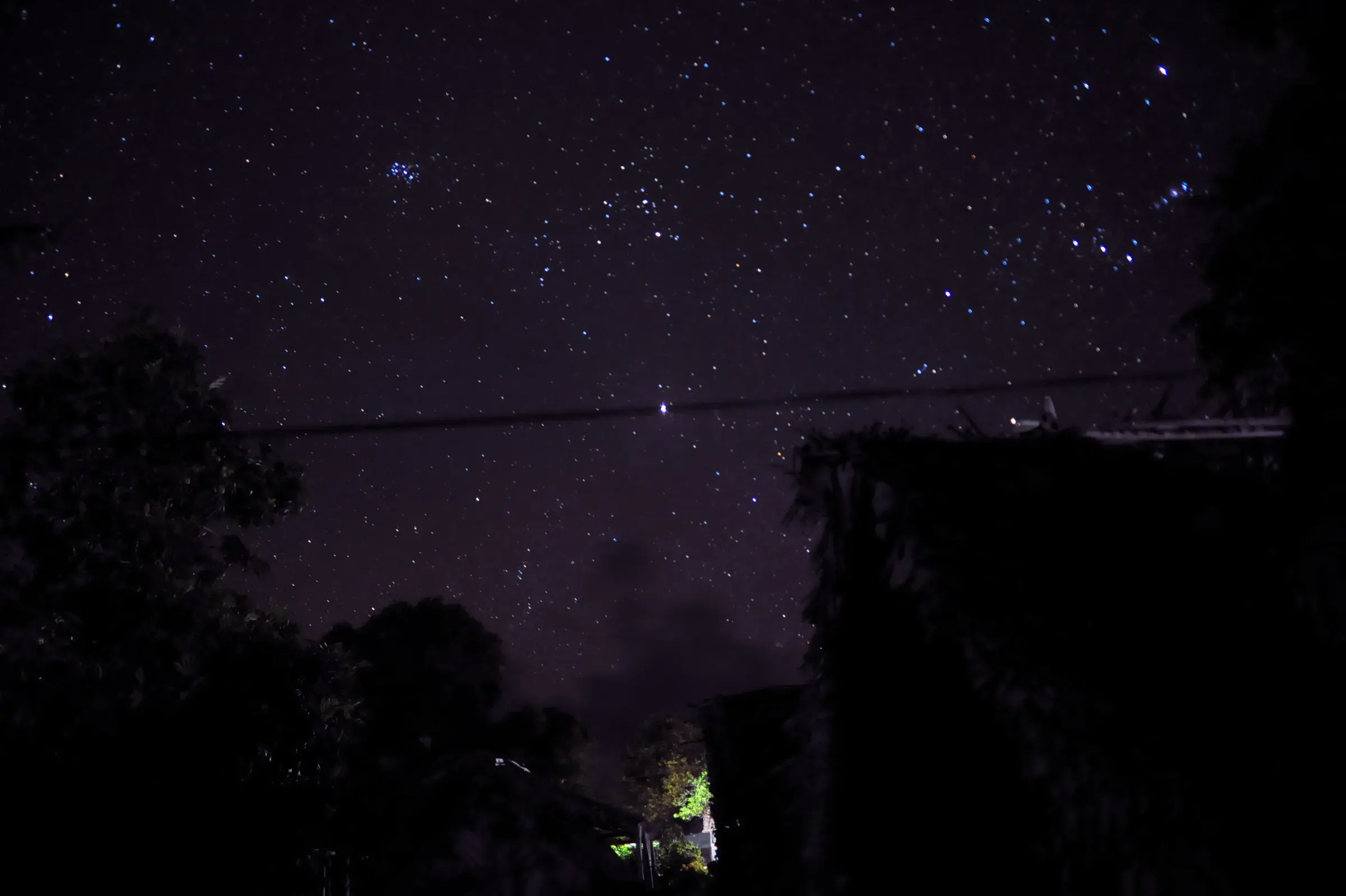 A starry sky over the Masoala coast
